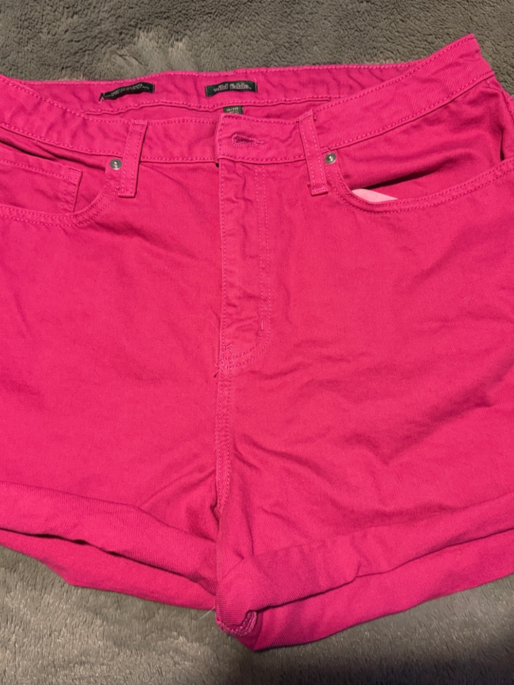 wild fable Bright Hot Pink High-Rise Bermuda Shorts